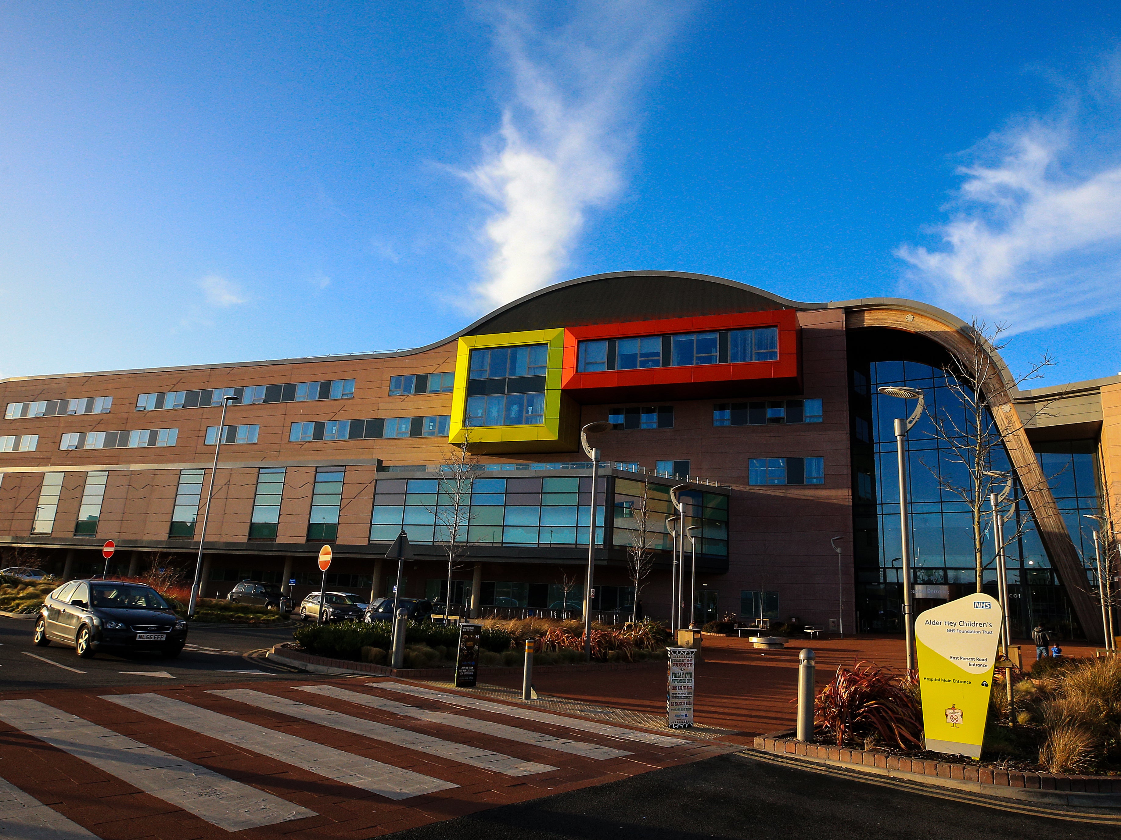 Alder Hey Children’s Hospital in Liverpool, where the child received the surgery which left them with brain damage