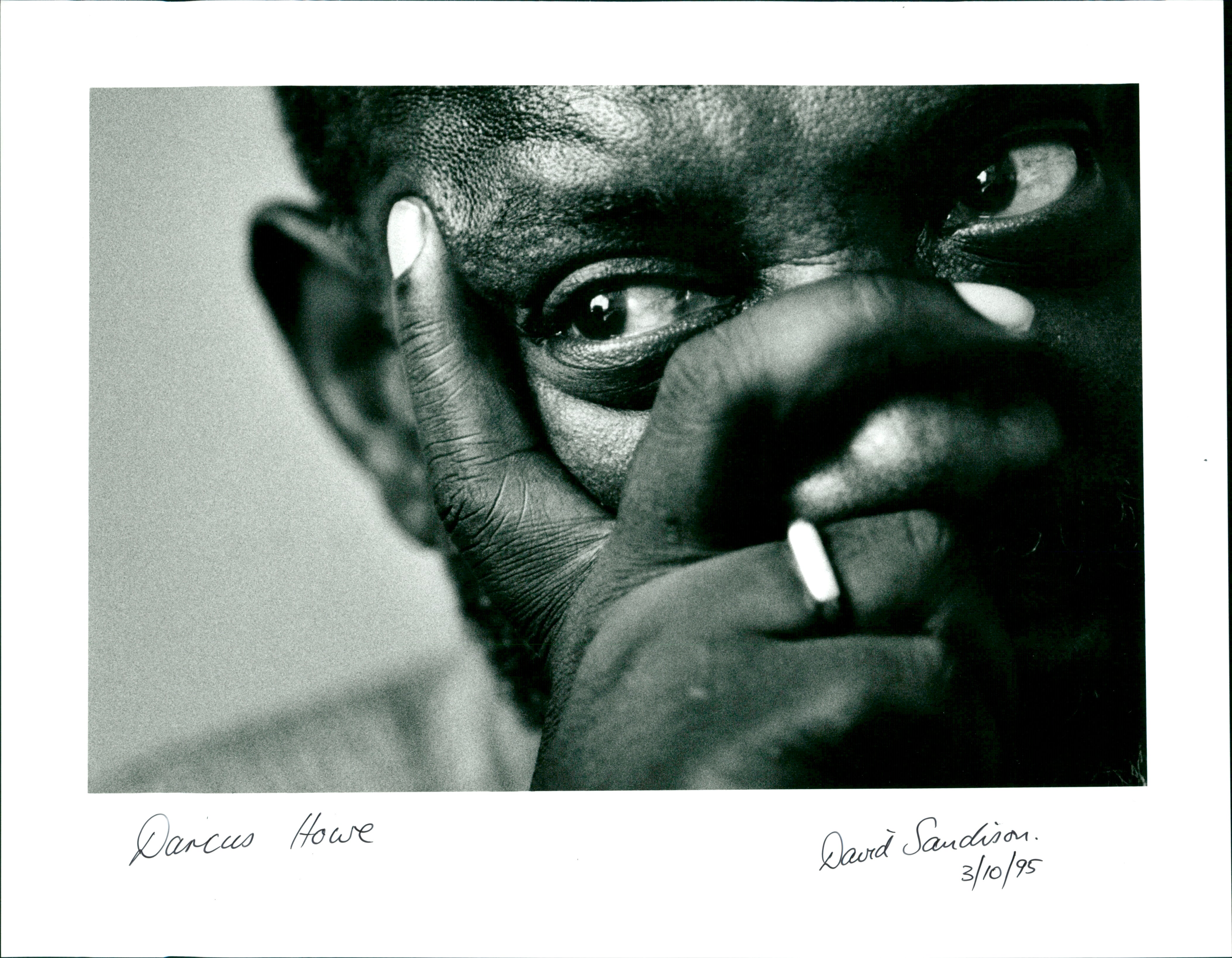 A photograph of Darcus Howe from October 1995 which will feature in The Independent ’s October exhibition this year