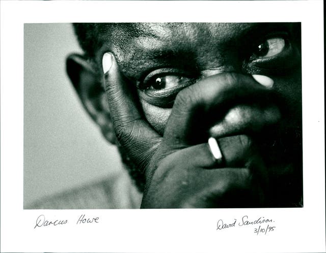 <p>A photograph of Darcus Howe from October 1995 which will feature in<em> The Independent</em>’s October exhibition this year </p>