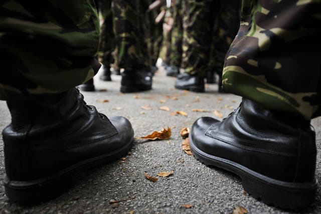 The PM said all veterans in housing need will be given a roof over their head (Ben Birchall/PA)