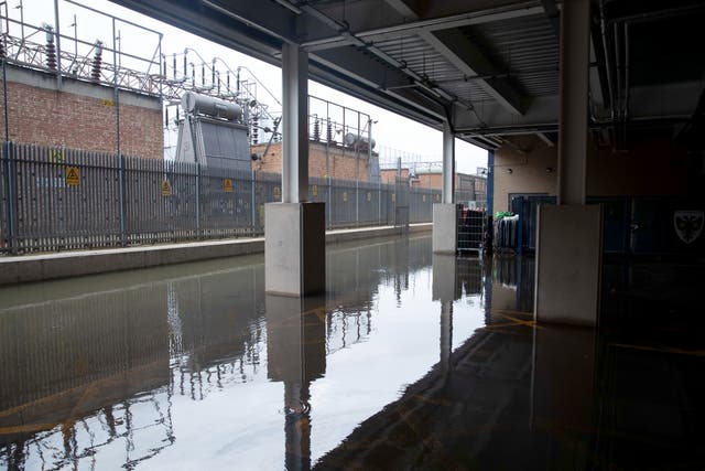 <p>AFC Wimbledon suffered extreme flooding over the weekend</p>