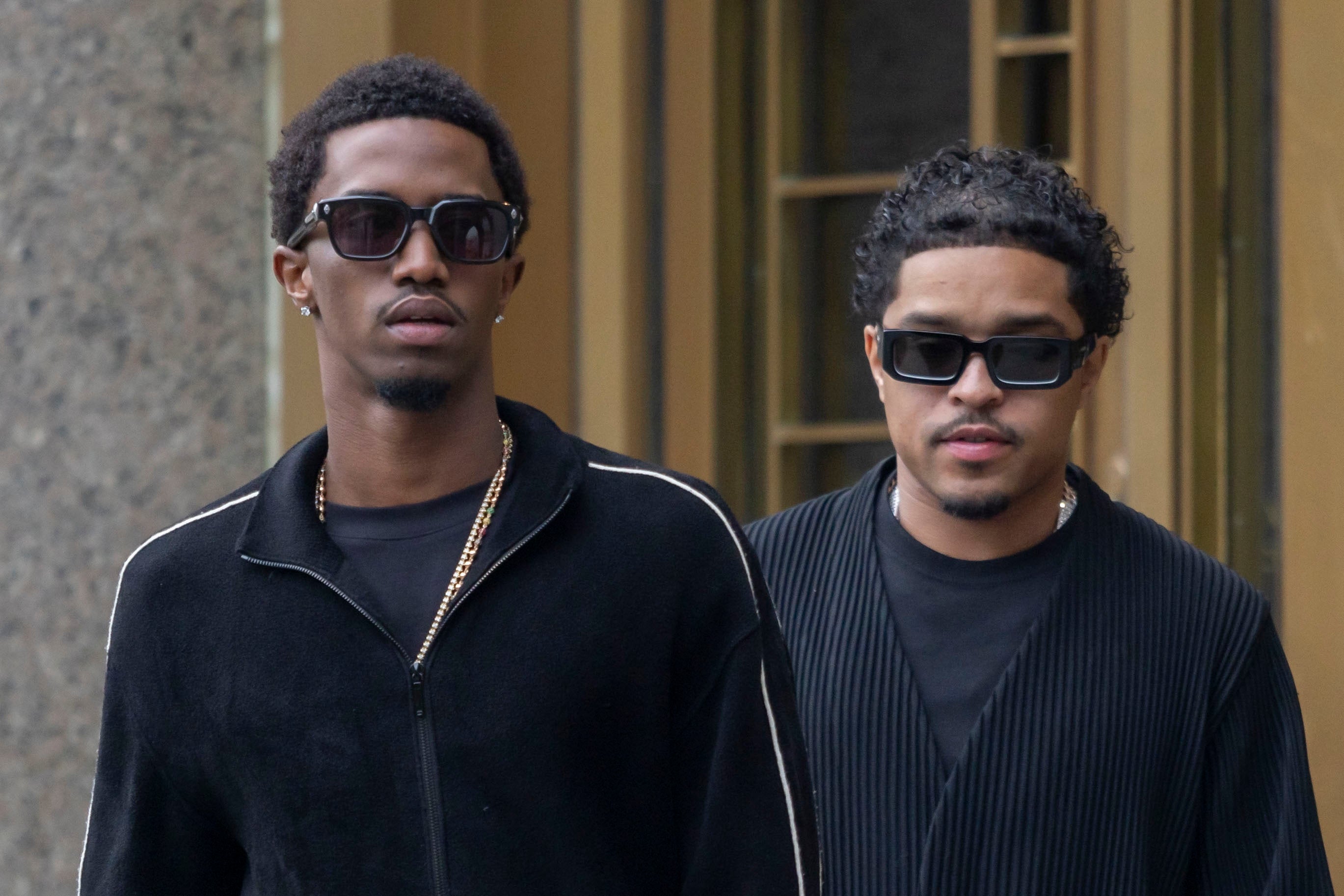 Christian ‘King’ and Justin Combs attend father Diddy’s court arraignment