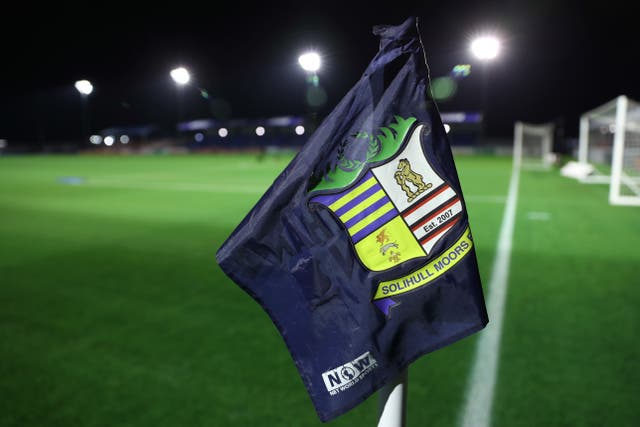 Solihull Moors chairman Darryl Eales has promised a swift resolution to a row over the club’s women’s team (Bradley Collyer/PA)