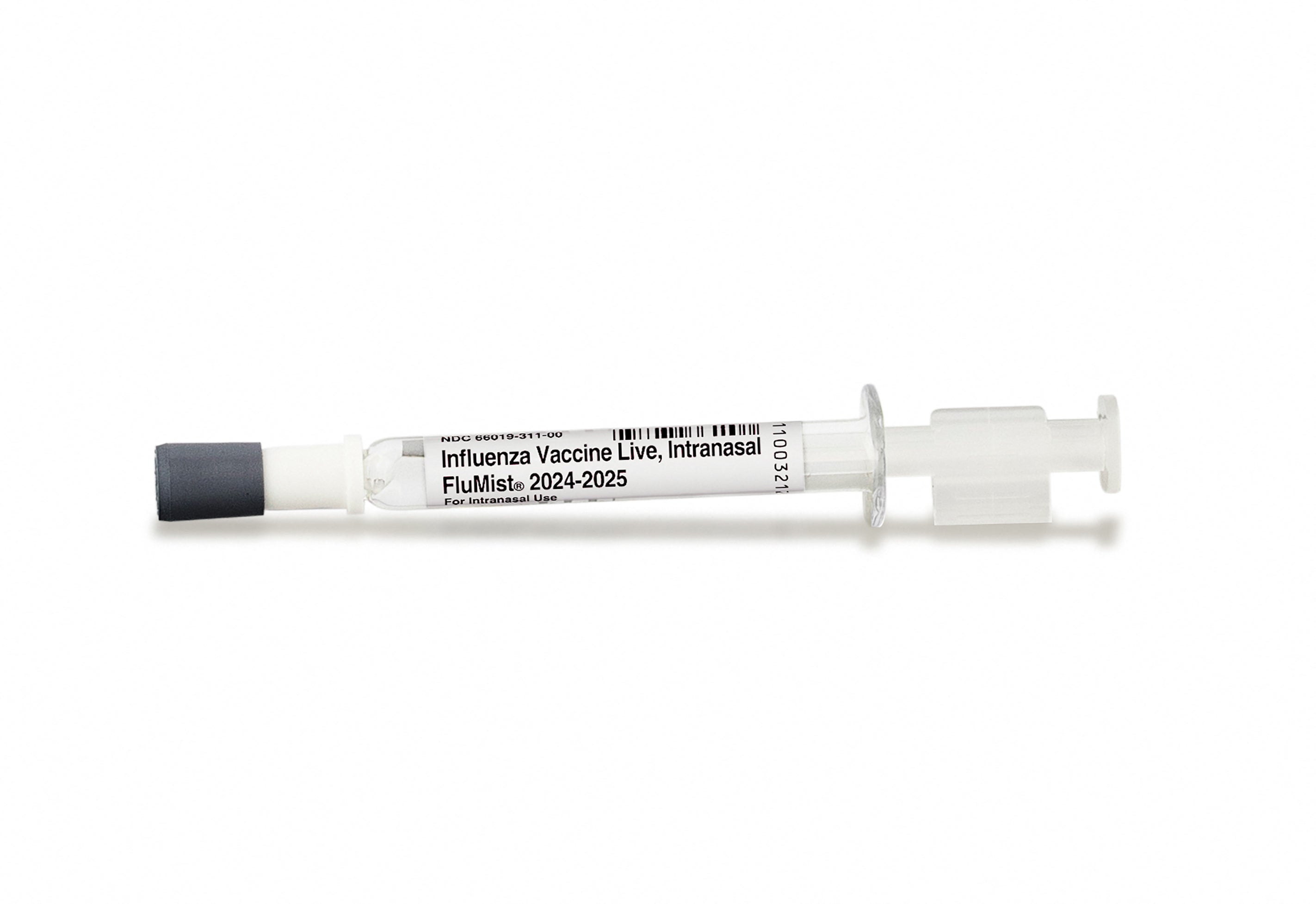 An image shows AstraZeneca’s nasal spray FluMist. FluMist is the first influenza vaccine approved to be administered by one’s self or using a caregiver. The Food and Drug Administration says its approval could provide convenience and flexibility for Americans.