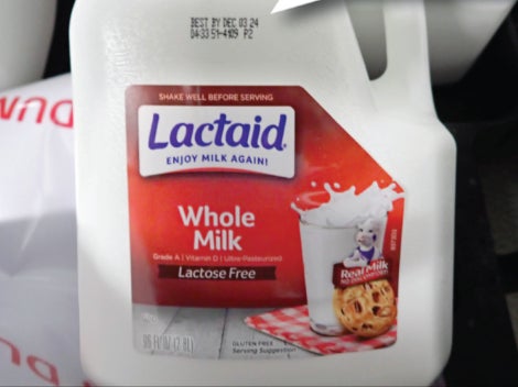 Lactaid milk offers an alternative for anyone who is lactose intolerant.