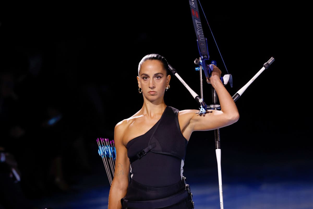 Dior features live archery in tribute to women in sport at Paris Fashion Week