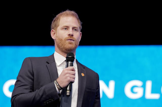 <p>Prince Harry shares cheeky joke about ‘getting into trouble’ while discussing dangers of social media</p>