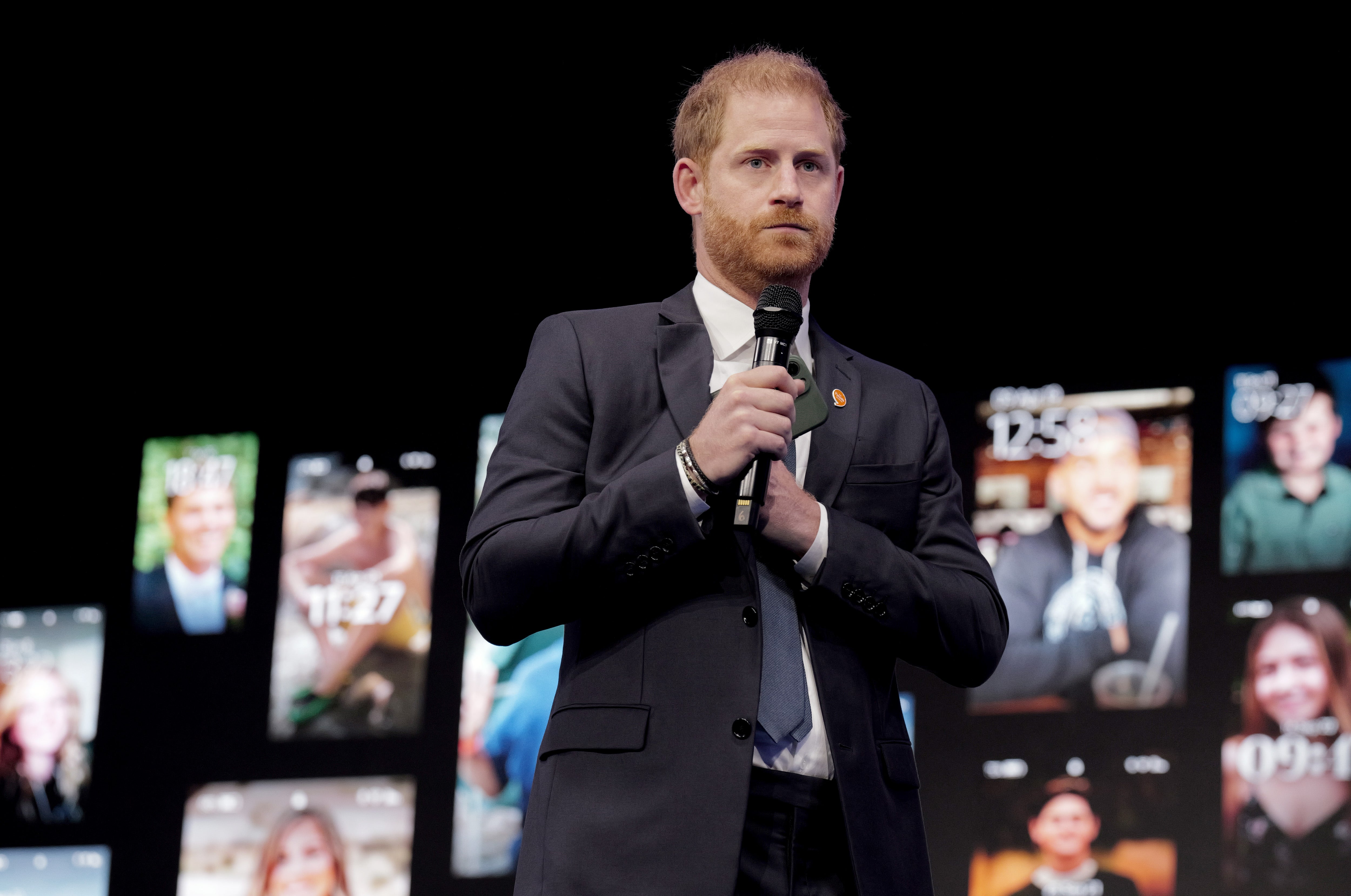 Prince Harry speaks on stage at Clinton Global Initiative 2024 Annual Meeting