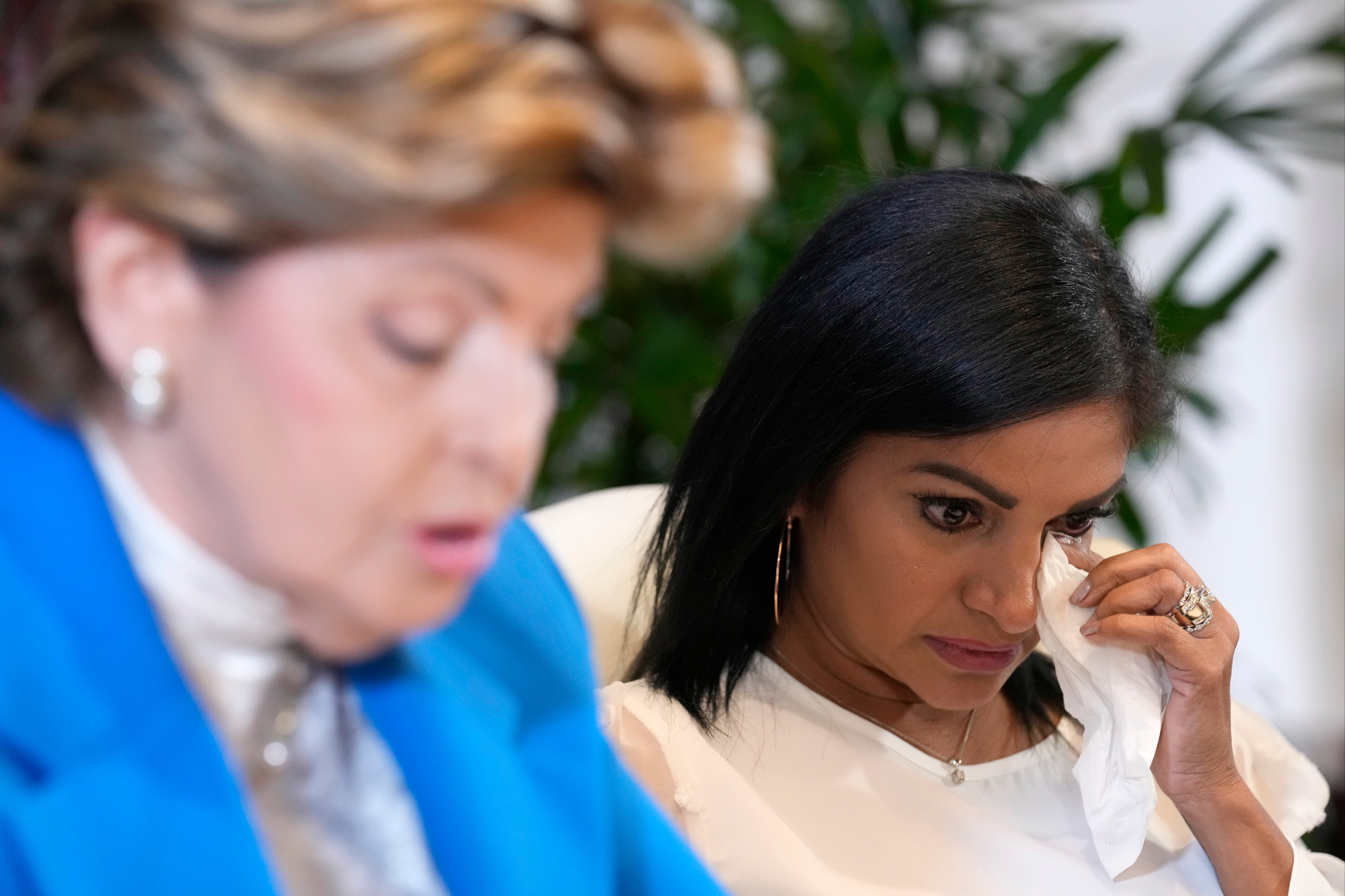 Gloria Allred (left) is representing Thalia Graves (right), a woman accusing Sean “Diddy” Combs of raping her and physically assaulting her in 2001