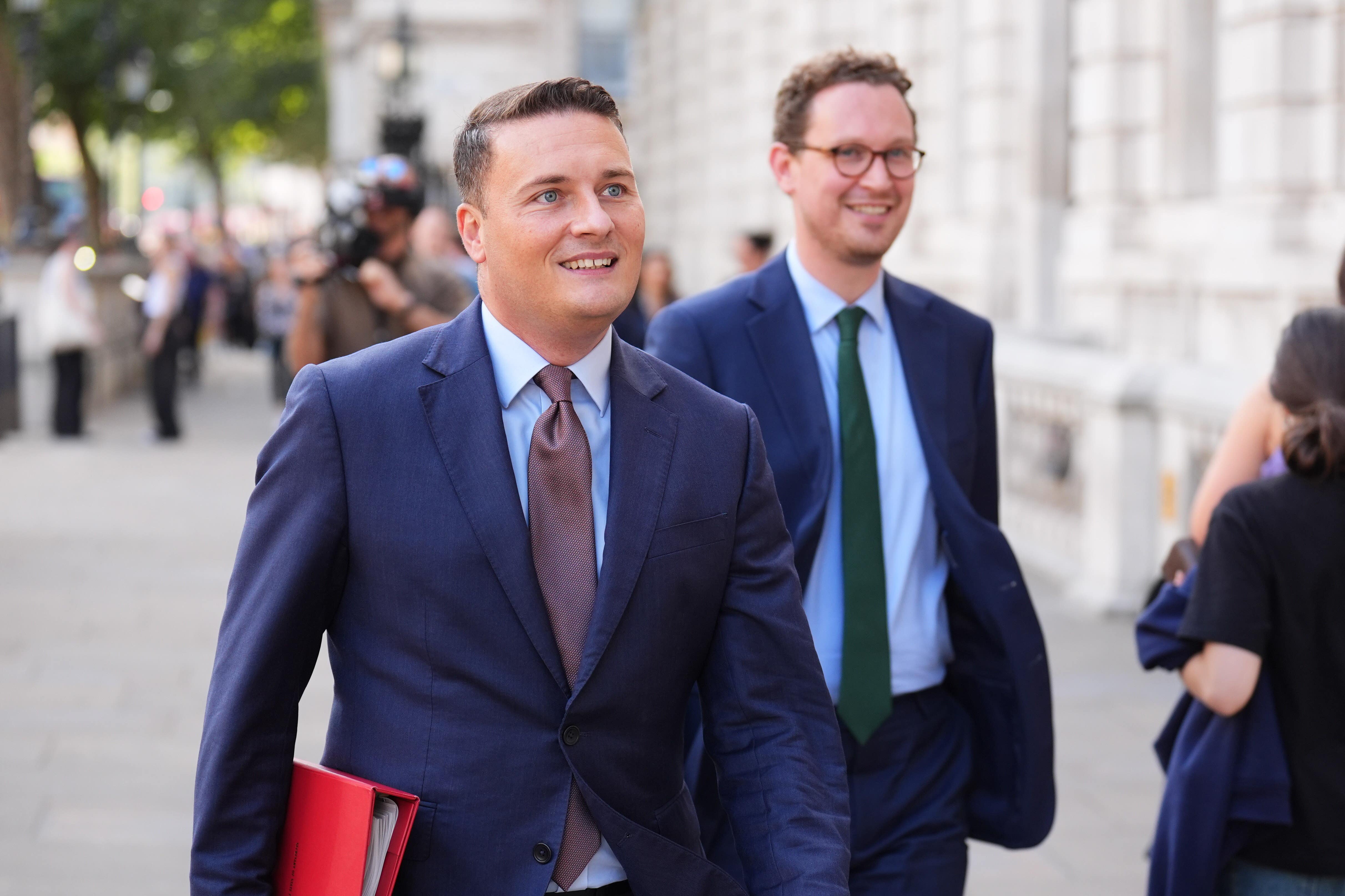 Helseminister Wes Streeting sa at 