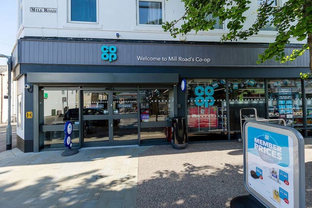 The Co-operative Group has laid bare the rising impact of shoplifting as it said the cost of crime in its stores surged by nearly a fifth to £40 million in the first half of the year alone. (Co-op/PA)