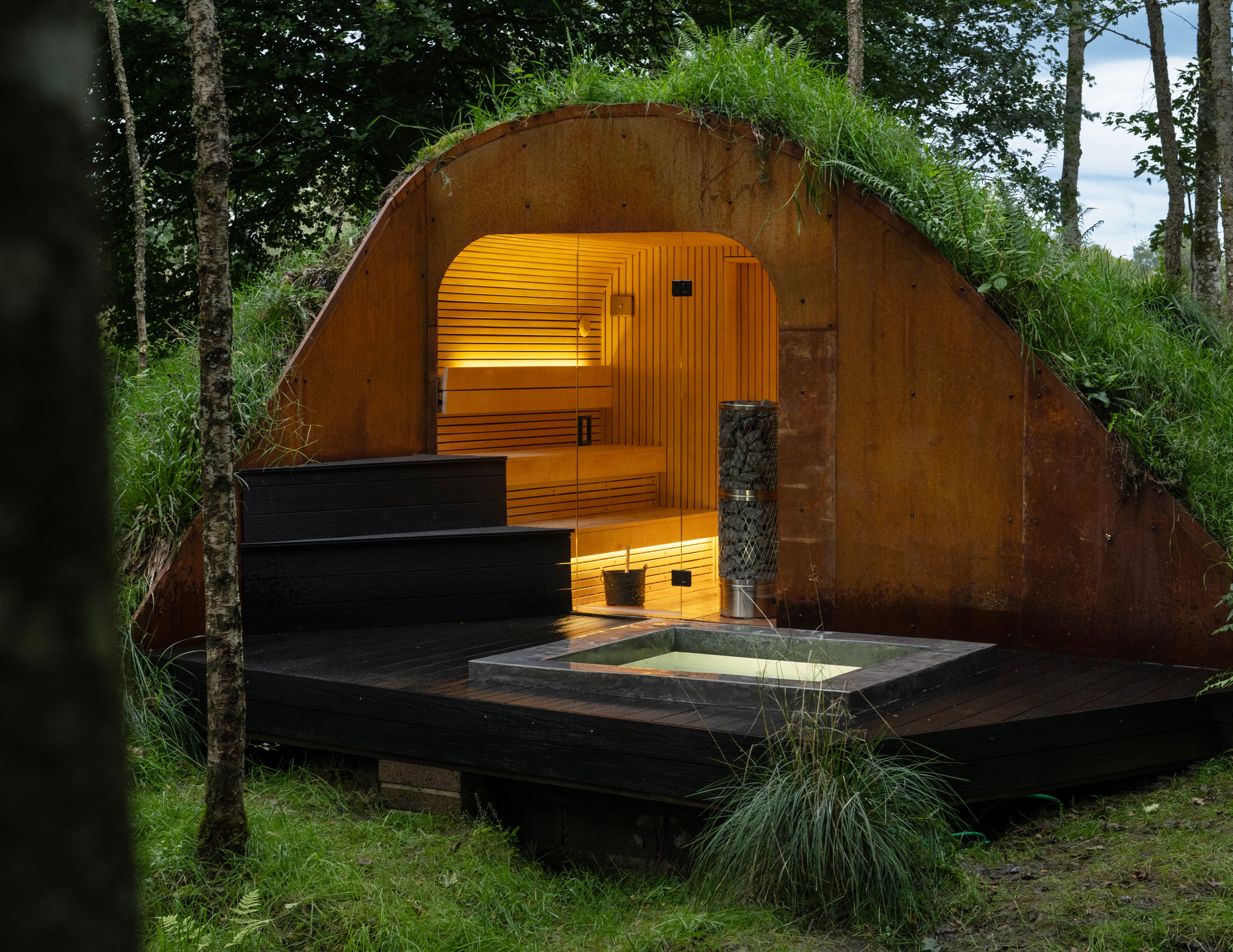 Sauna, plunge pool, repeat when staying at these treehouses