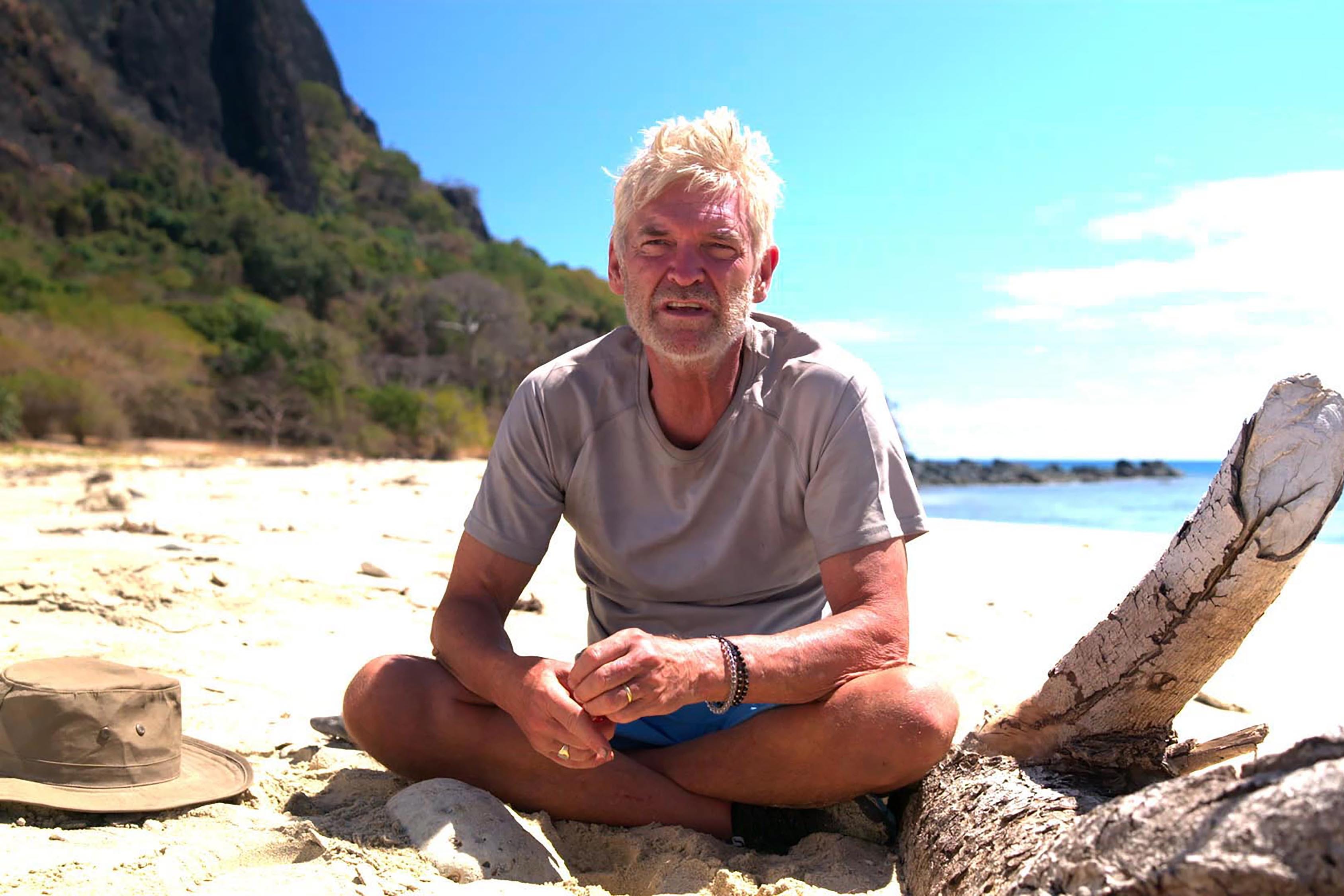 Phillip Schofield on an island off the coast of Madagascar, on Channel 5’s Cast Away. (Channel 5 Broadcasting Limited/Paramount)