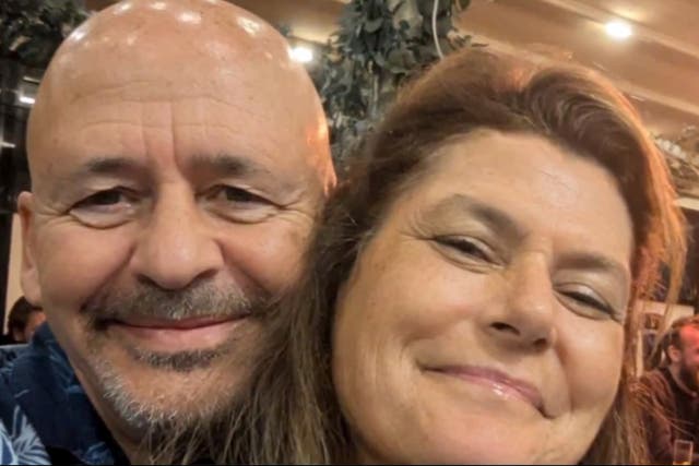 <p>Gian Perroni, 62, and Angela Harsanyi, 53 have gotten engaged after meeting on the long-delayed Odyssey cruise</p>