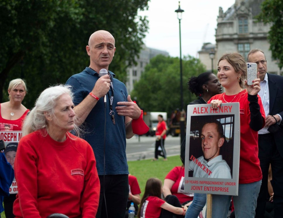 Charlotte has trained as a criminal lawyer and has consistently campaigned for her brother’s release