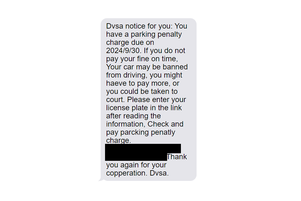 The DVSA has shared a scam text posing as their agency that has been sent to several drivers