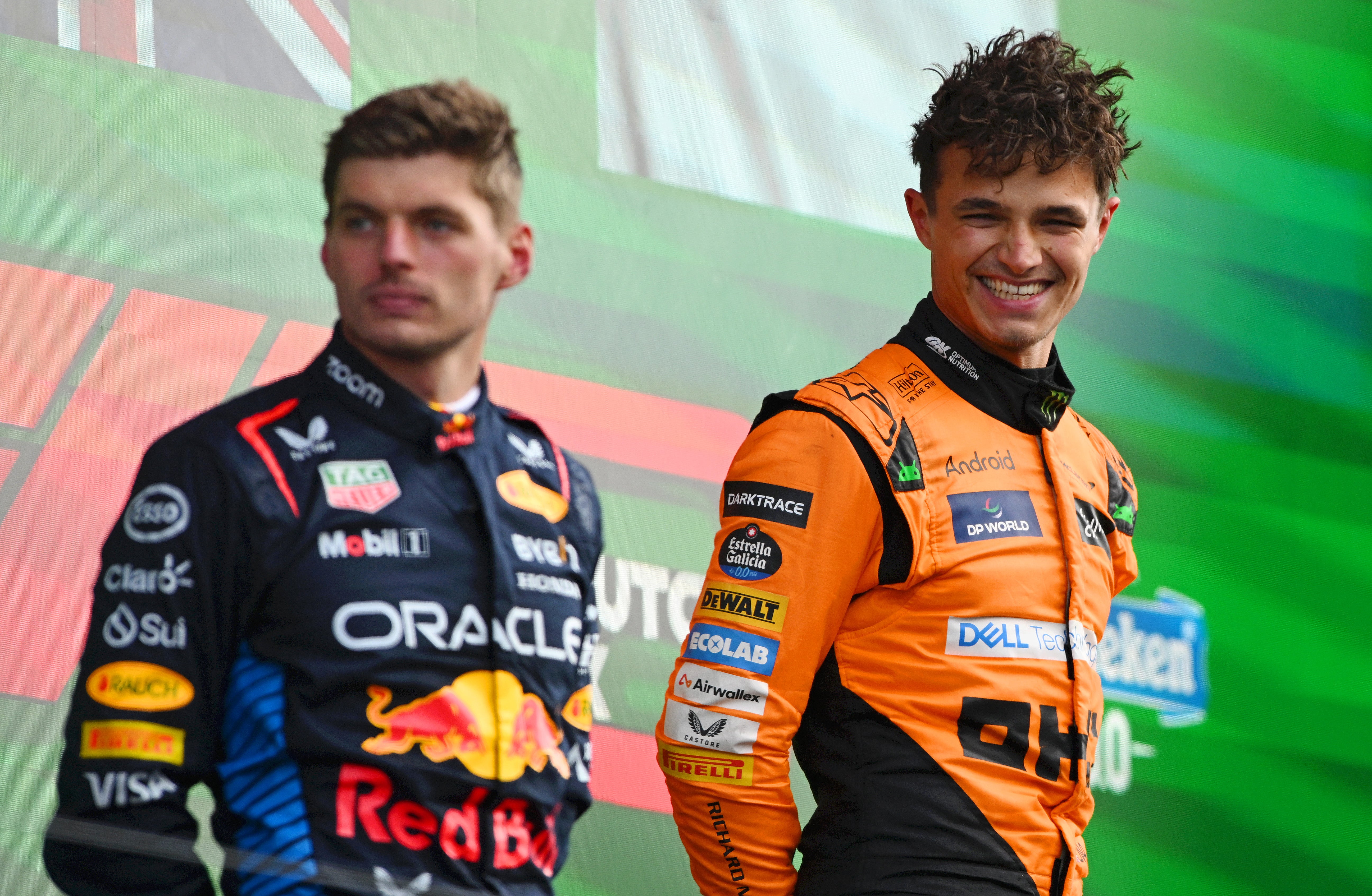 Lando Norris trails Max Verstappen by 52 points with six races left