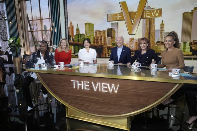 <p>President Joe Biden joins the panel of ABC’s ‘The View’ </p>