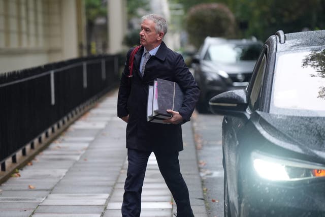 Professor Sir Gregor Smith, chief medical officer for Scotland, arrives to give evidence to the Covid-19 Inquiry (Yui Mok/PA)