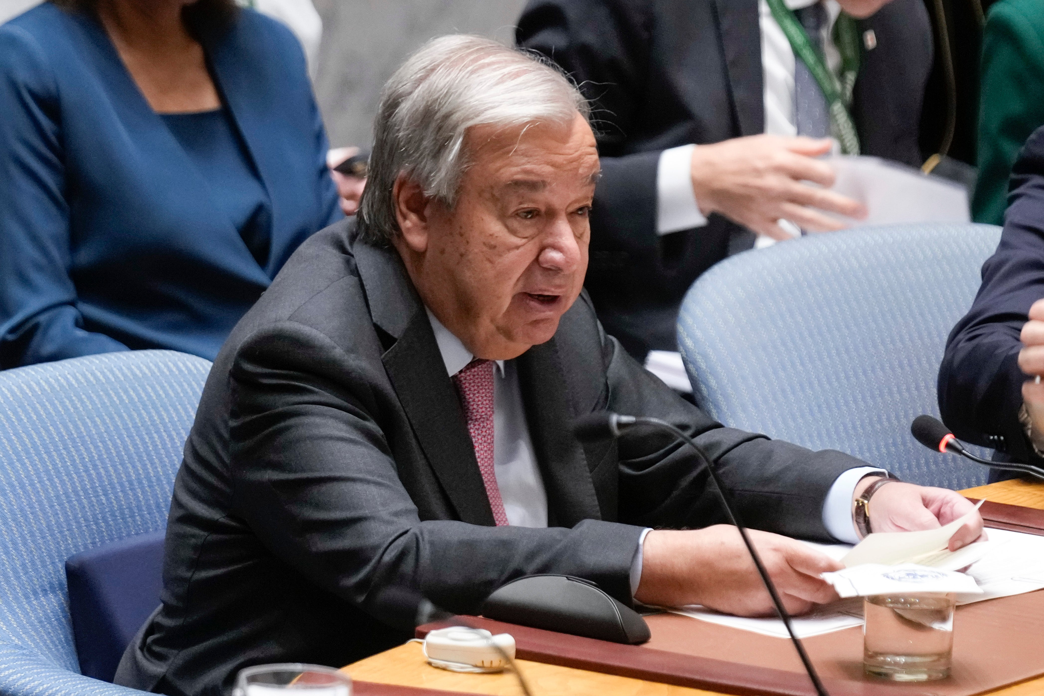 Antonio Guterres at the UN Security Council