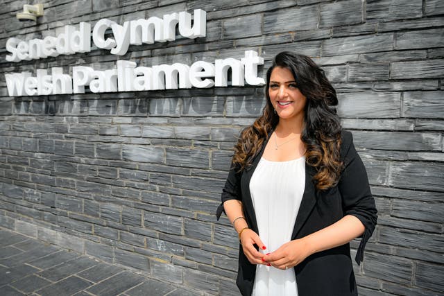 Conservative MS for South Wales region Natasha Asghar received an official reprimand in the Senedd on Wednesday (Ben Birchall/PA)