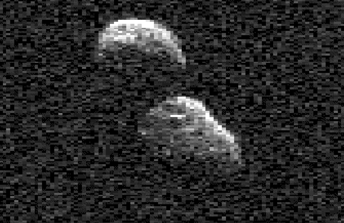 Strange snowman-shaped asteroid spotted zooming past Earth