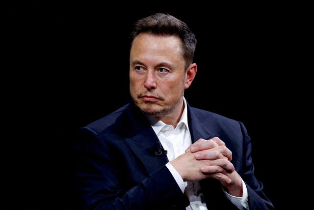 <p>Elon Musk afirmó una vez que Sean “Diddy” Combs era un buen amigo. Musk aparece en una foto de la Viva Tecnología 2023 en París</p>
