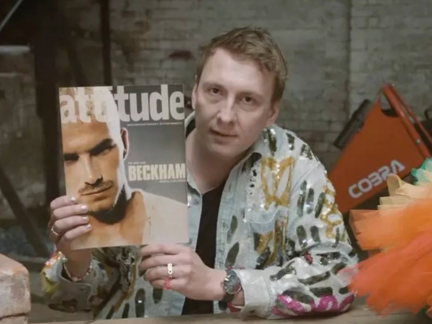 Joe Lycett threatened to shred £10,000 in protest over David Beckham’s role in the Qatar World Cup