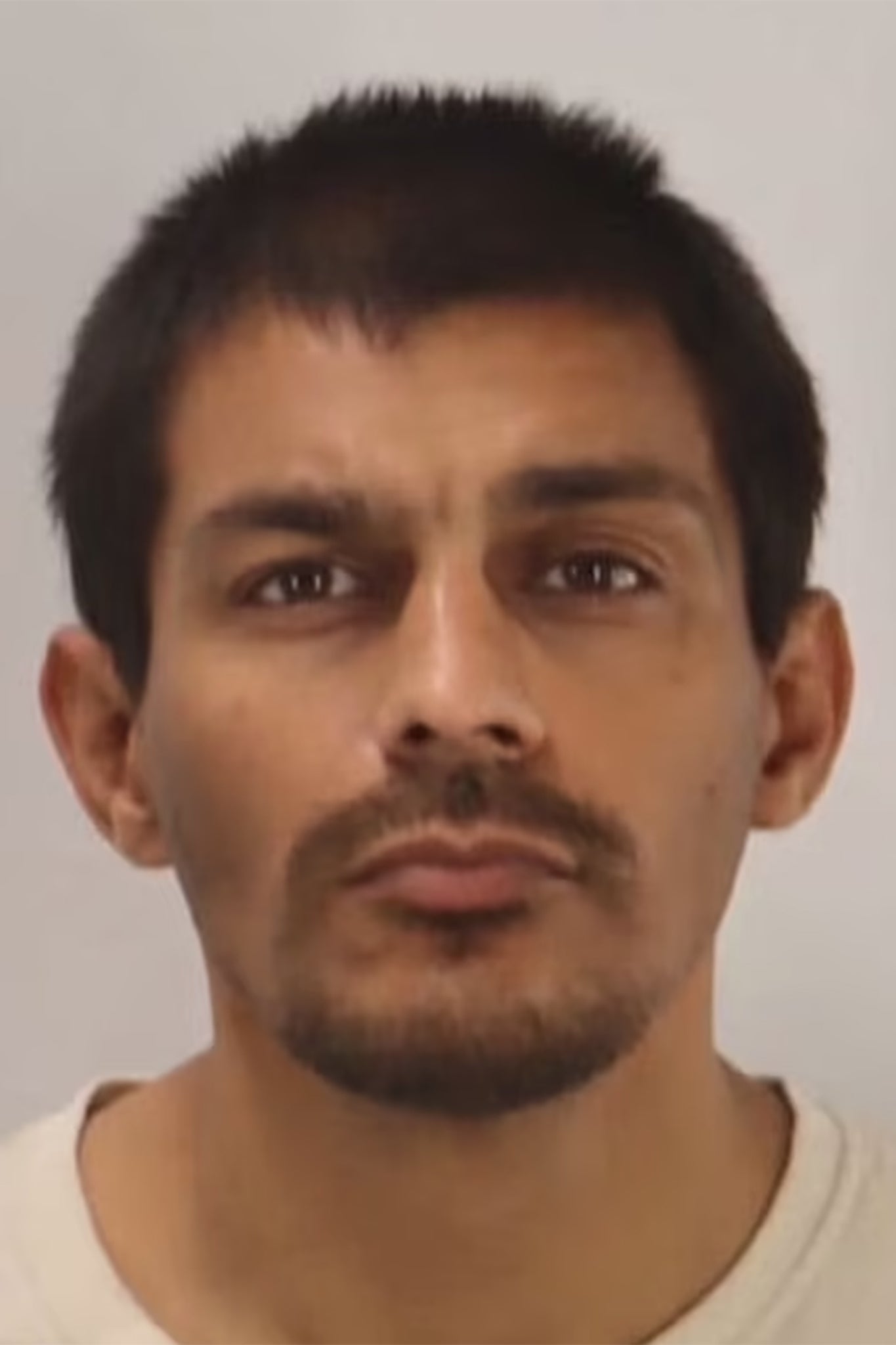 Richard Joseph Gonzales, a 34-year-old from Cathedral City, California, is seen in a mug shot