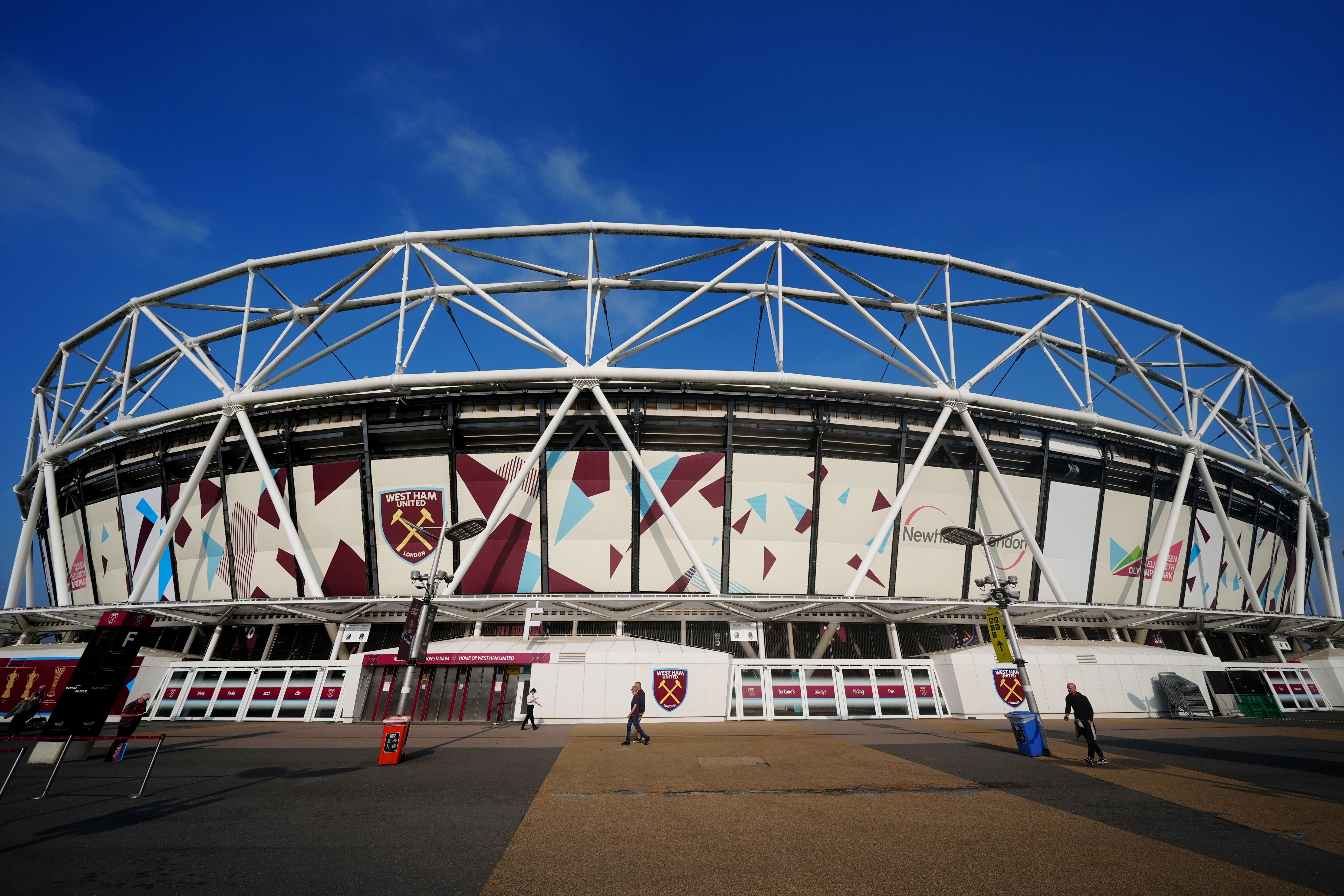 Arrests made at football matches in England and Wales rose for the third year in a row during the 2023-24 season, with the highest number involving West Ham fans (Mike Egerton/PA)