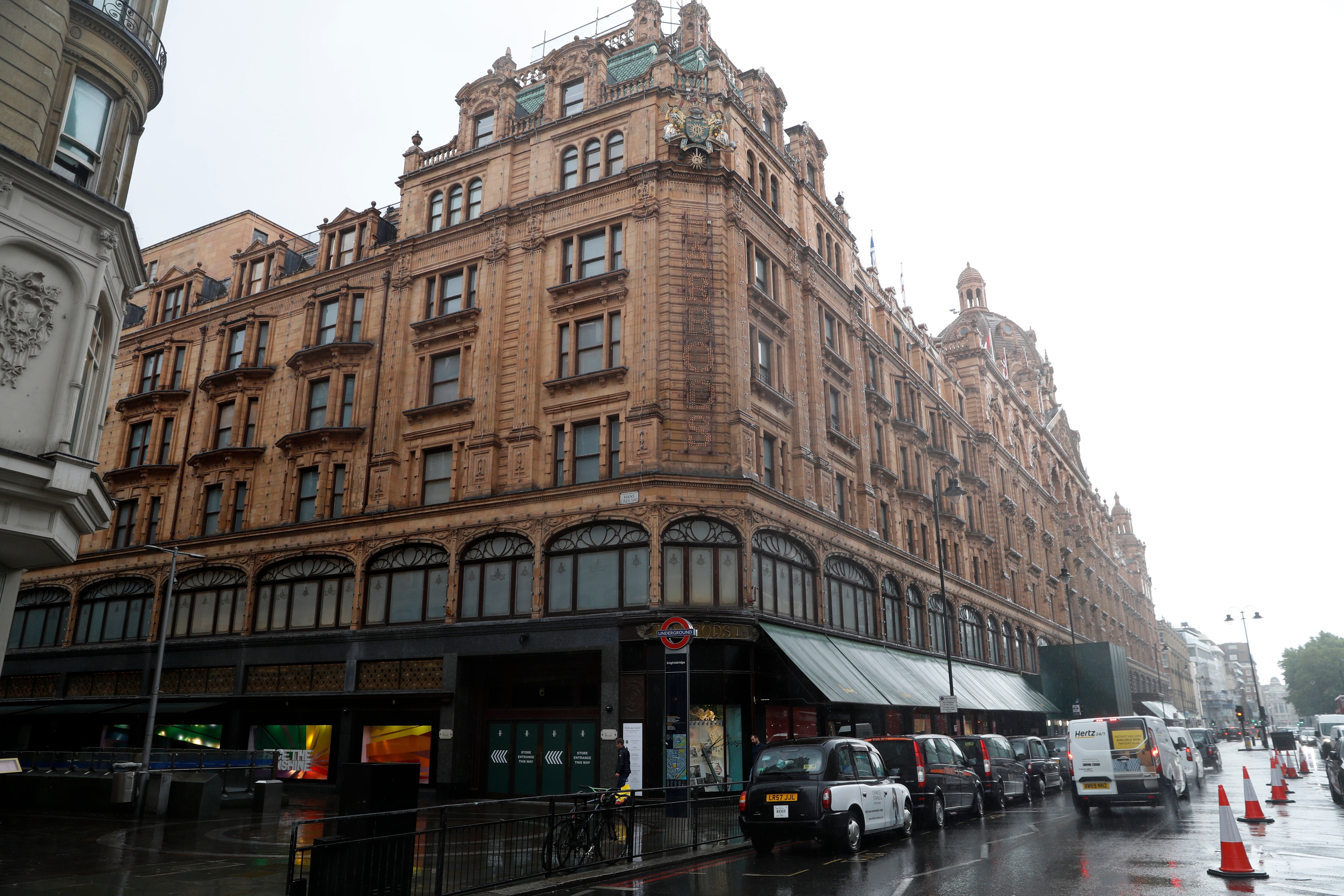 The girl, 9, was allegedly approached by Prussak outside Harrods department store