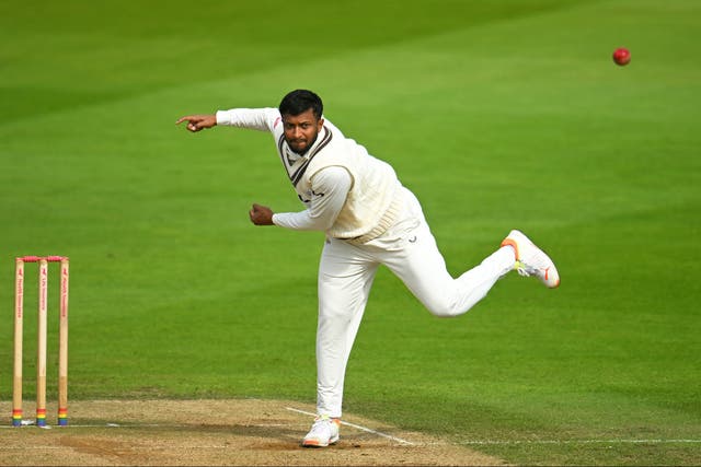 <p>Shakib Al Hasan featured briefly for Surrey this season </p>