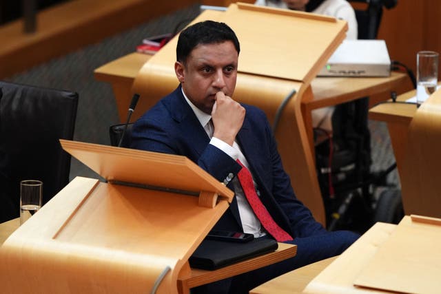 Scottish Labour leader Anas Sarwar criticised the Scottish Government on housing (Andrew Milligan/PA)