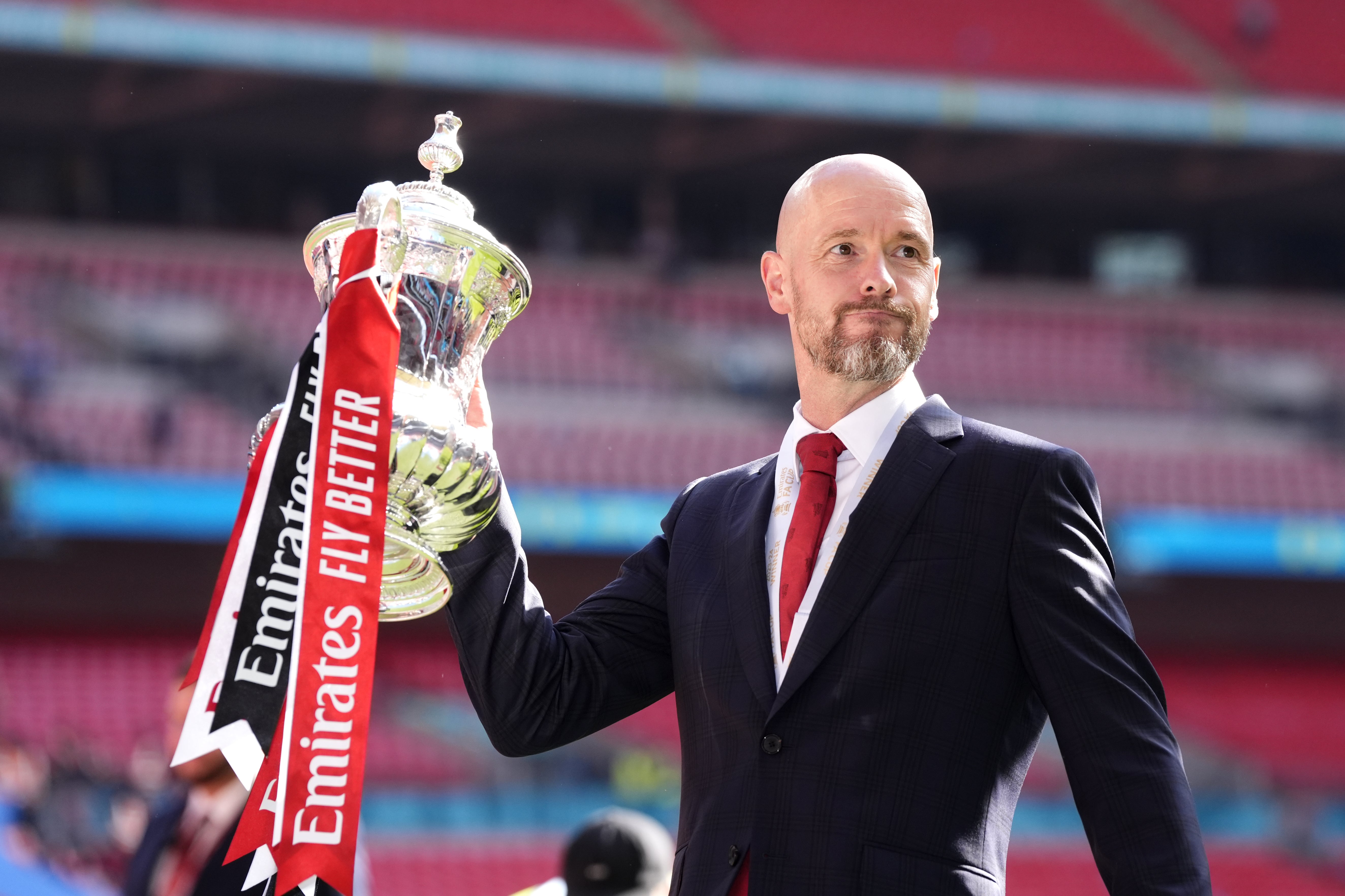 Erik ten Hag guided United to FA Cup success last season