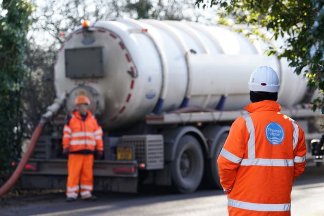 Thames Water said last week it is looking for fresh funding (Andrew Matthews/PA)