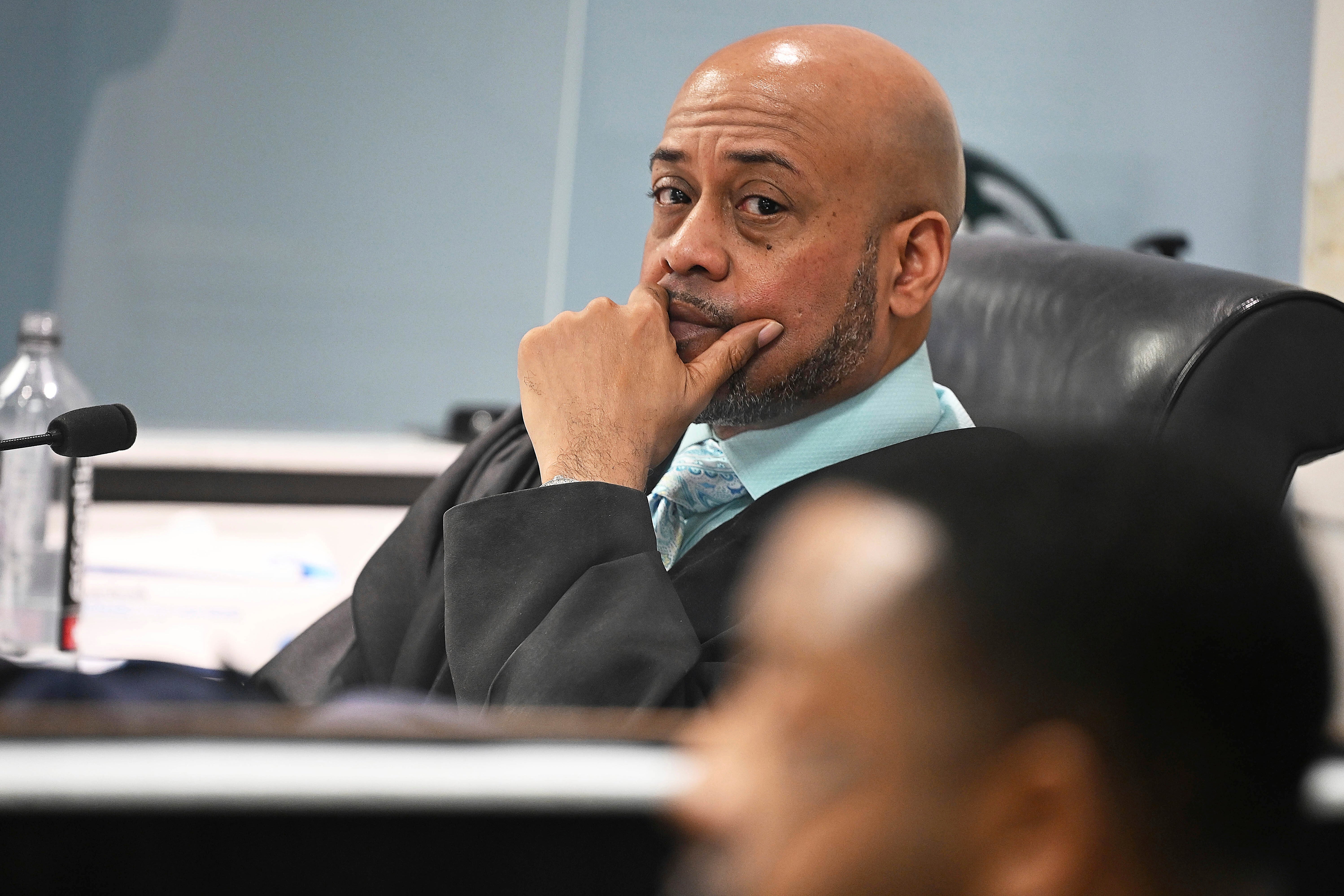 Teen's Court Visit Handcuffs