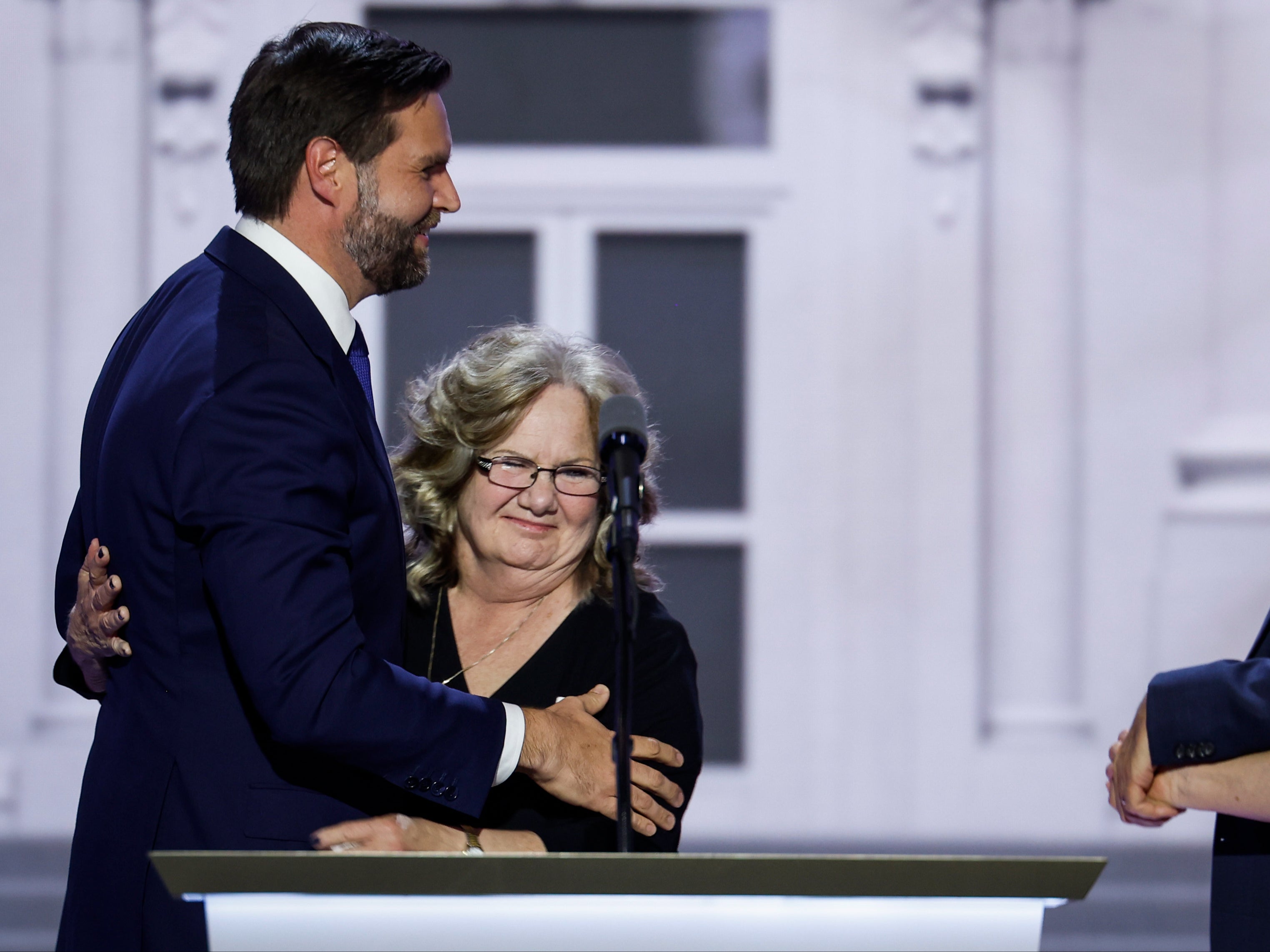 J.D. Vance (R-OH) with his mom, who has