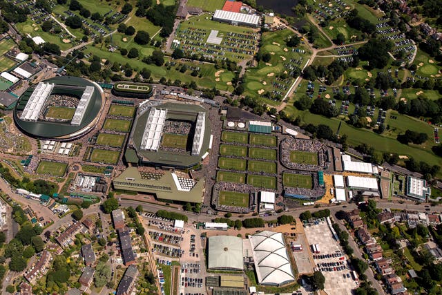 If the plans are approved, the All England Club’s ground will almost triple in size (Thomas Lovelock/AELTC Pool/PA)