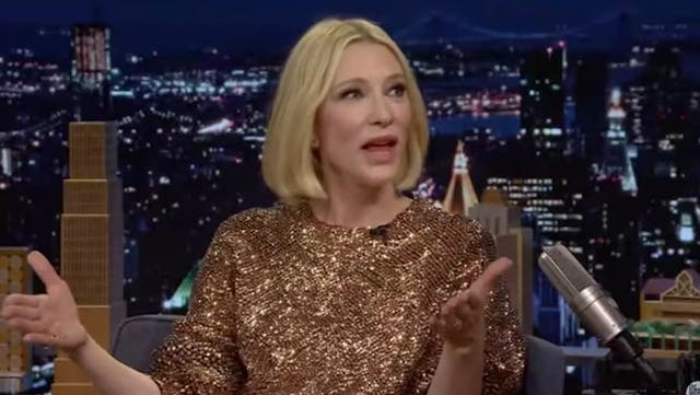 <p>Cate Blanchett details hilariously dark way she tried to convince her children to be vegetarians.</p>