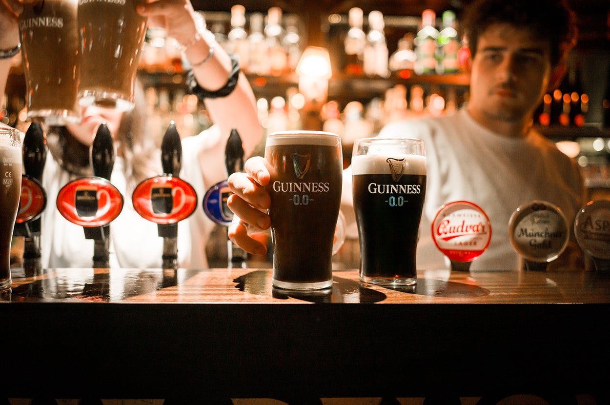 The Guinness 0.0 taps at The Devonshire in London are the first to be installed outside Ireland