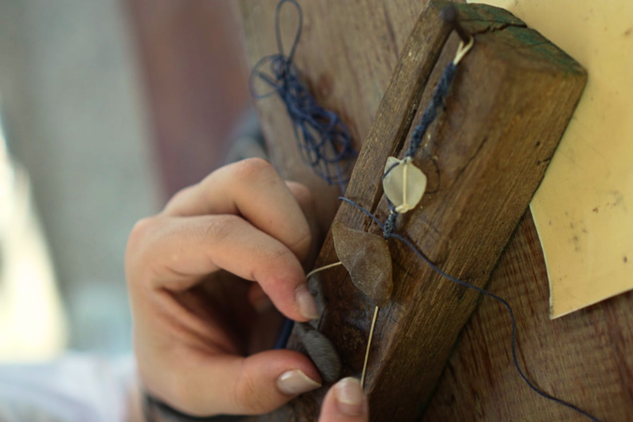 Creative workshops offer run eco-friendly activities, such as creating bracelets from sea glass and string