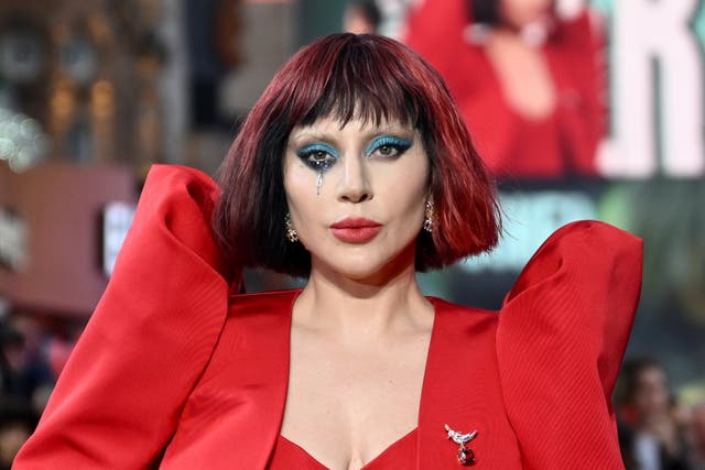 <p>Lady Gaga at the UK premiere of ‘Joker: Folie à Deux’</p>