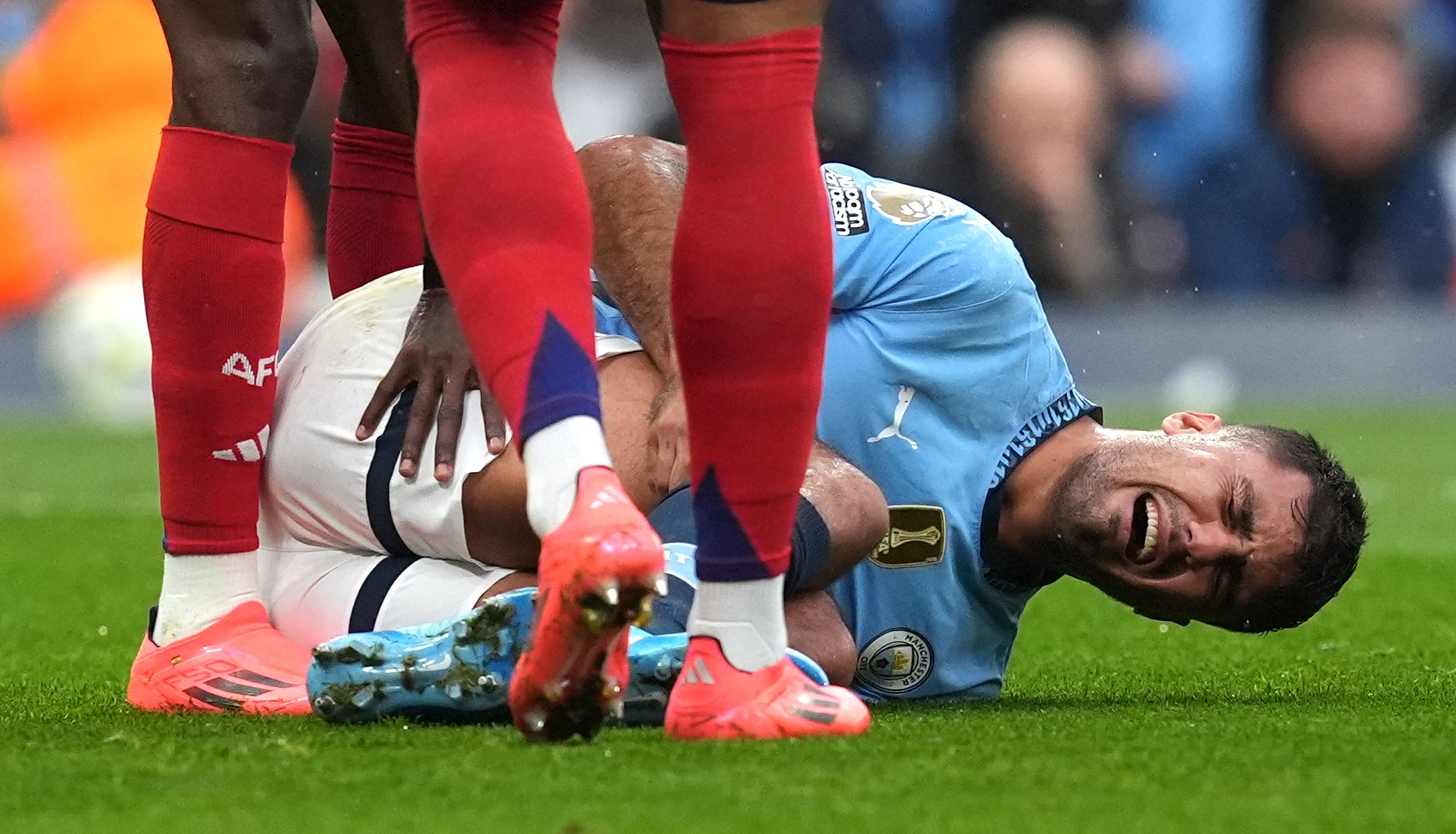 Man City missed Rodri after his season-ending cruciate ligament injury last weekend