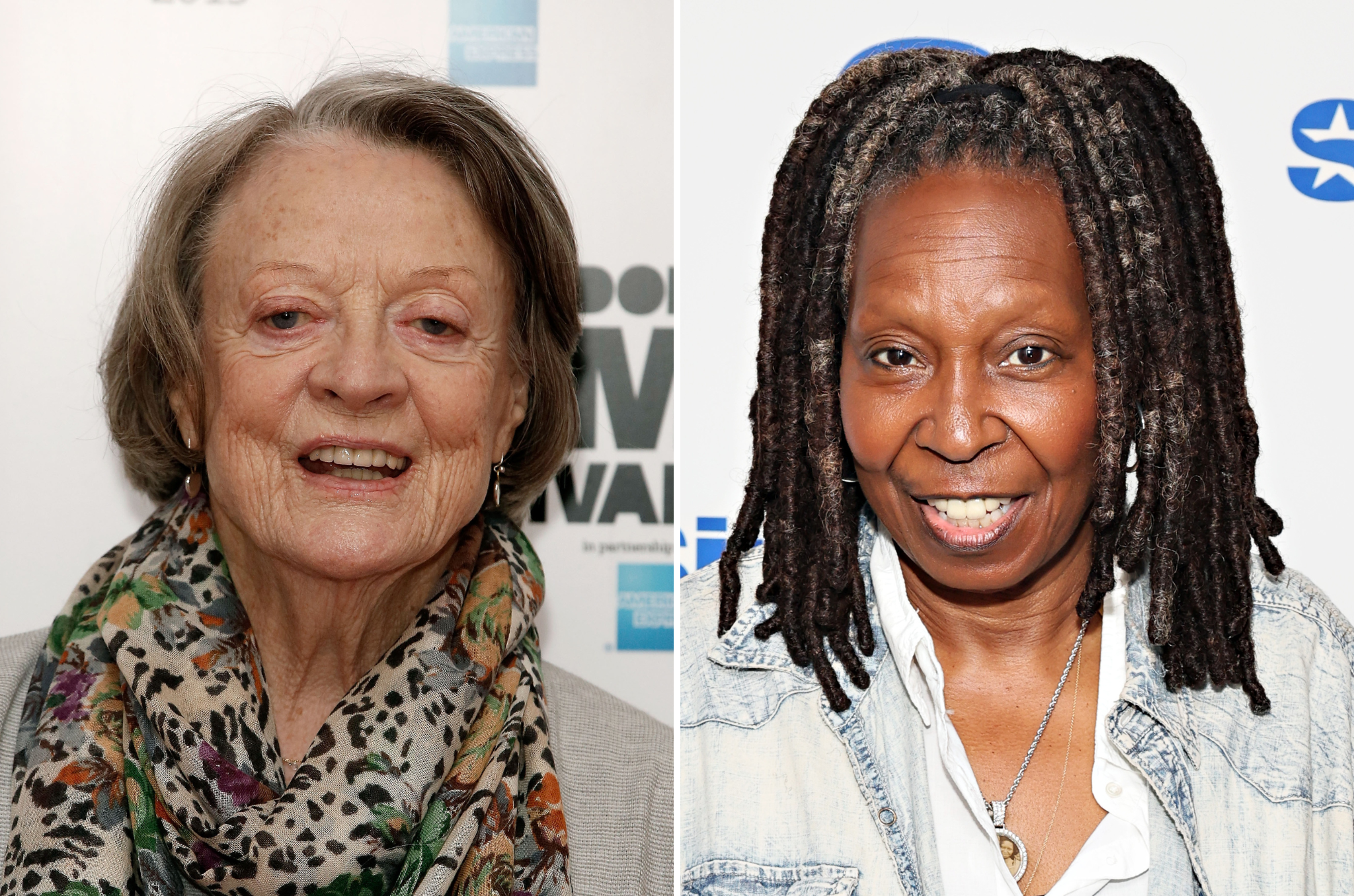 Maggie Smith and Whoopi Goldberg