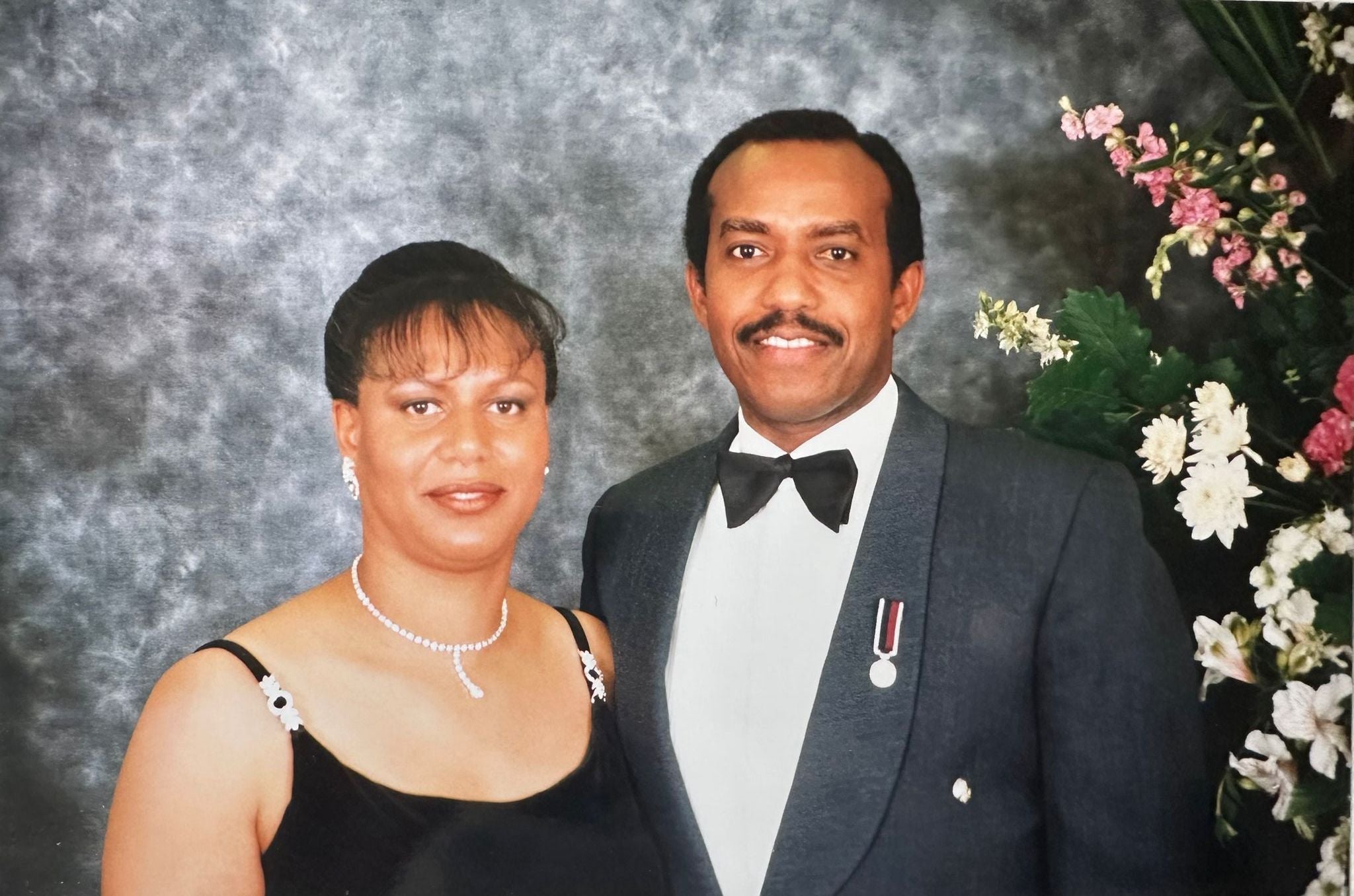 Prostate cancer survivor Clem Burford pictured with his wife June