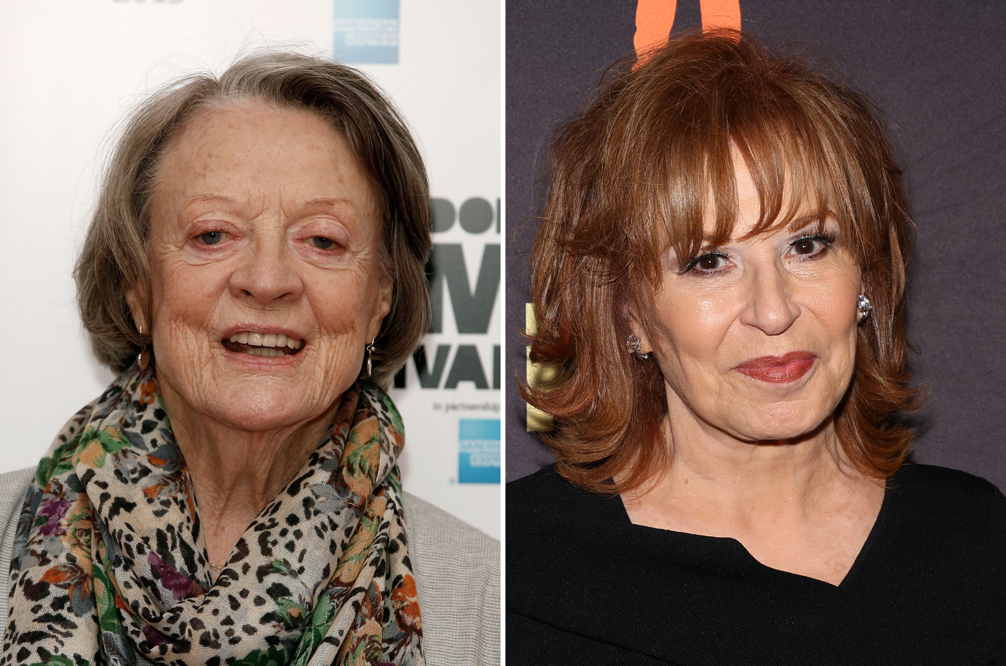 Maggie Smith and Joy Behar