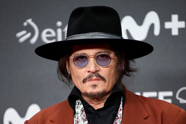 <p>Depp was also attending the San Sebastián Film Festival </p>