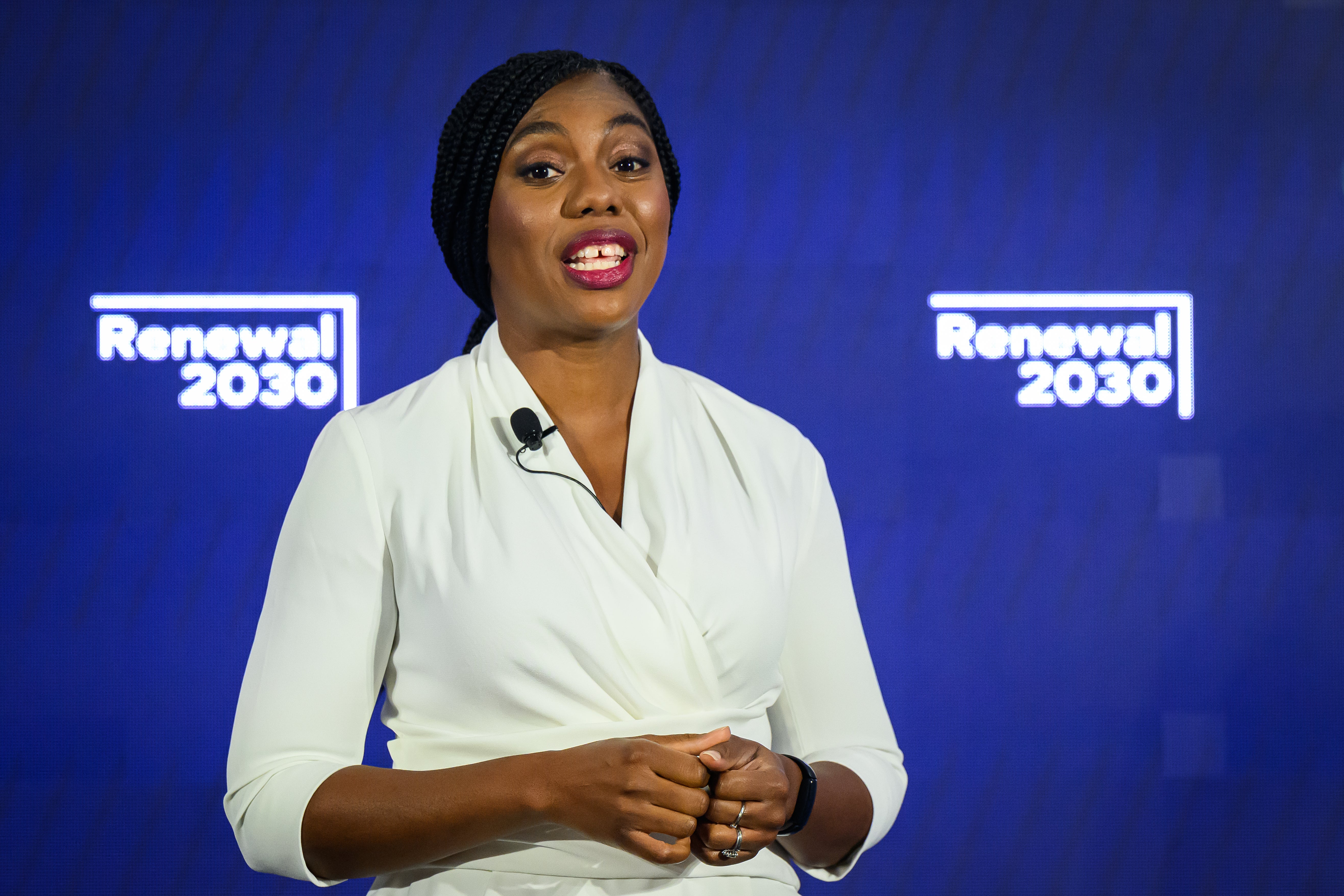 Kemi Badenoch is battling Robert Jenrick to win over the right of the Tory party