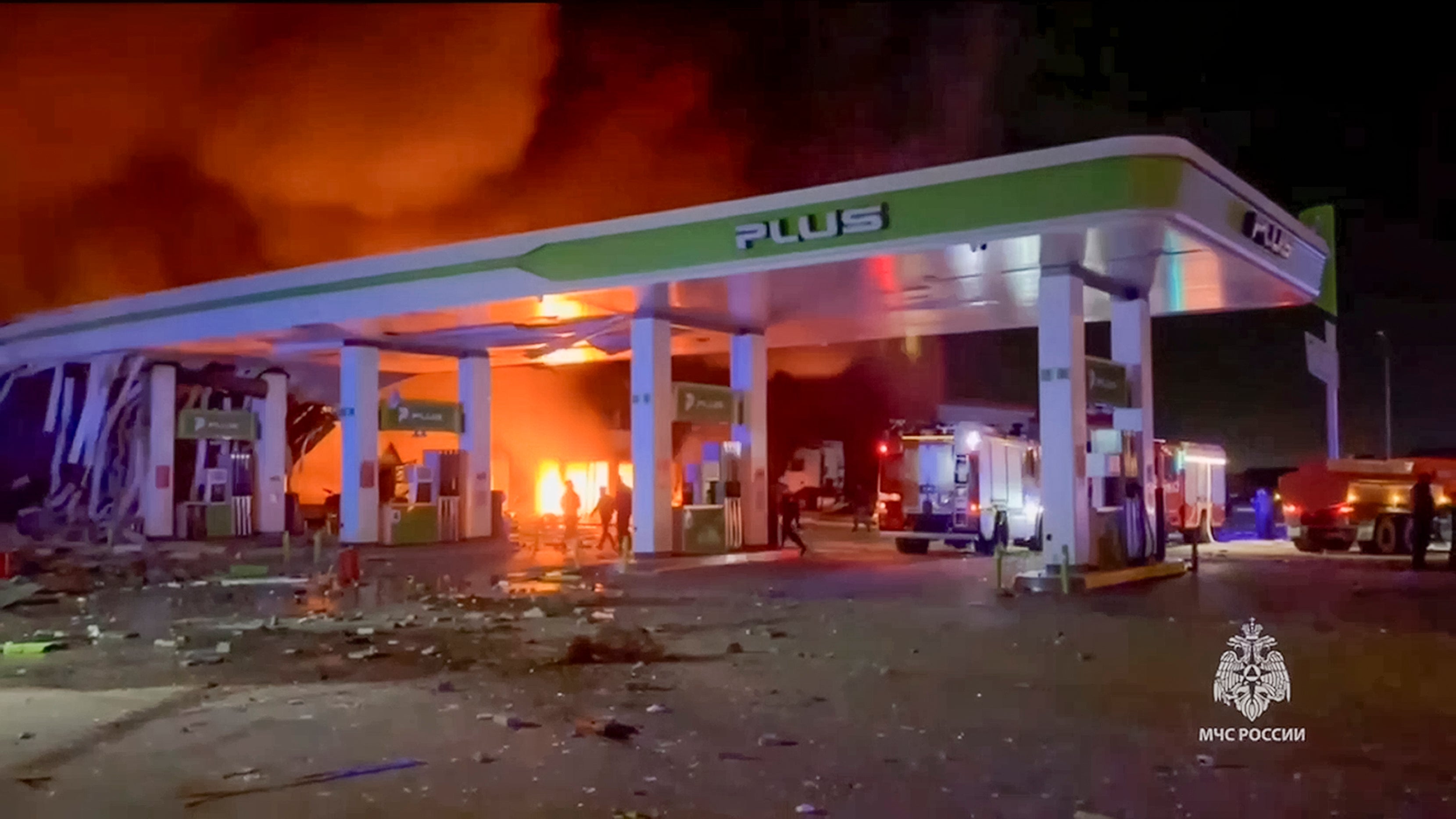 Russia Gas Station Explosion