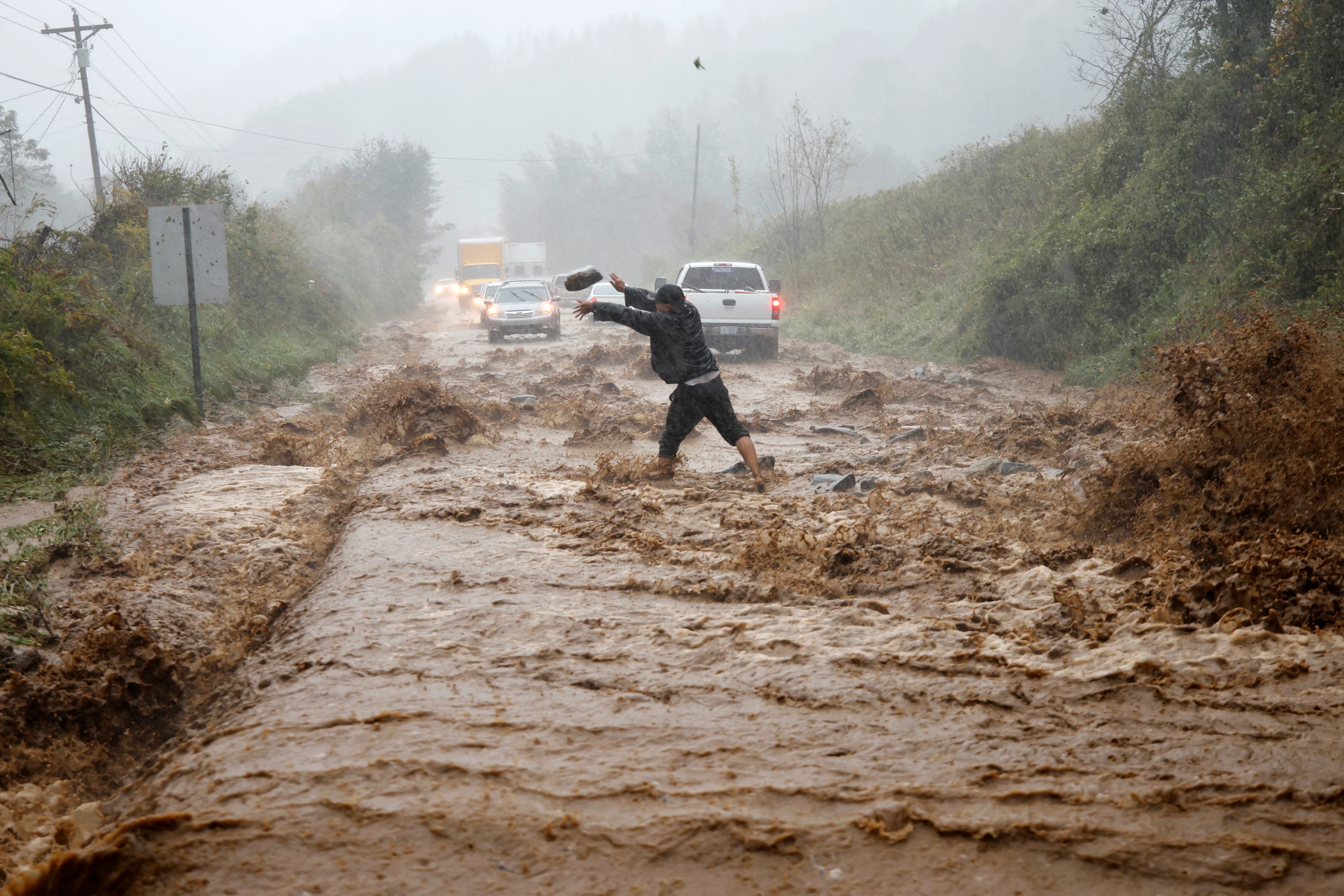 Severe flooding occurred in Bone, North Carolina.